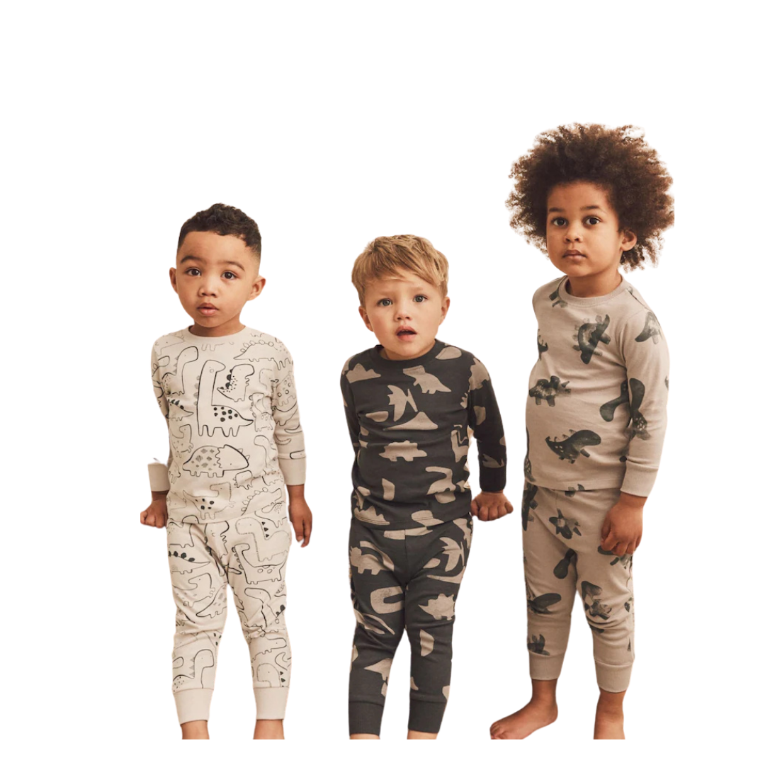 Boys Pajama Set-Pack Of 3